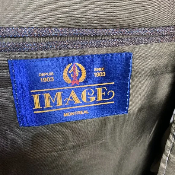 Vintage Union Made Wool Two Button Single Vent Lined Blazer Sport Coat - Picture 9 of 15